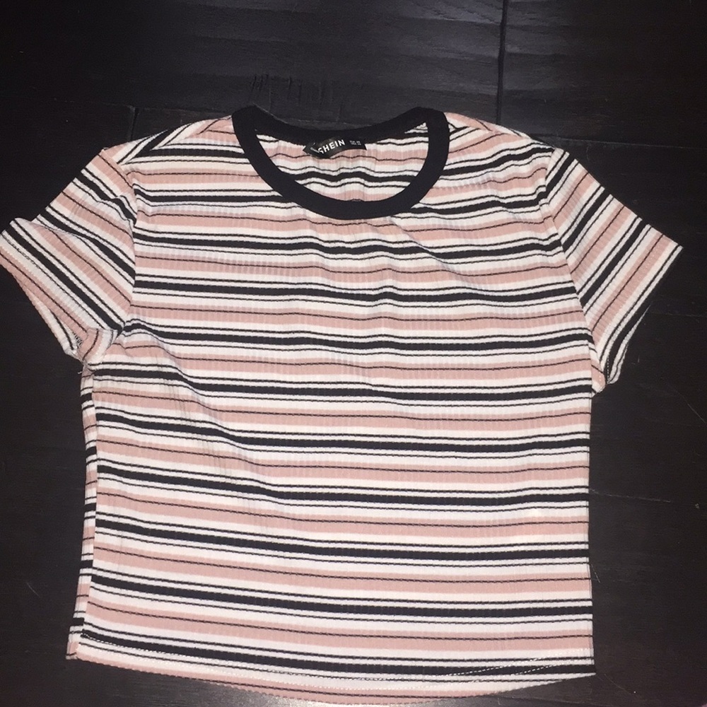 Stripped Shein Top